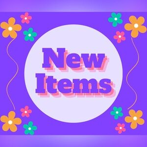 New items will be posted over the next few days ☺️